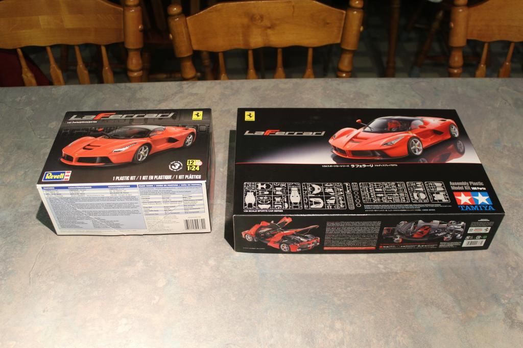 revell laferrari car model kit