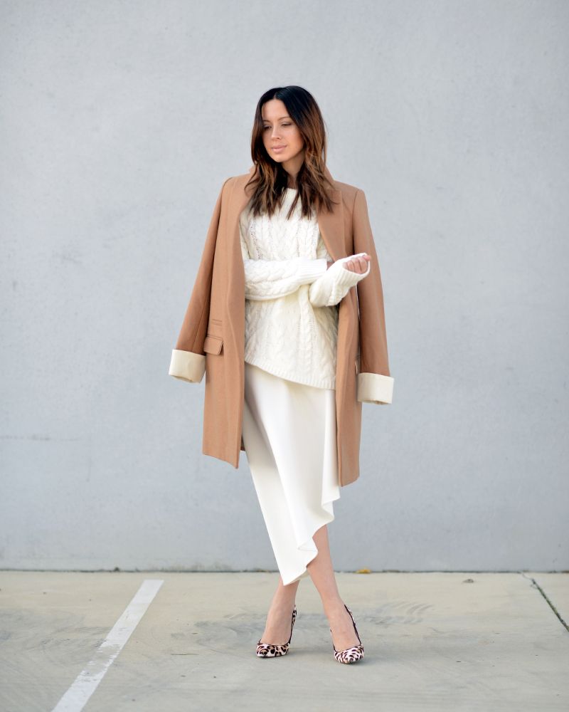 Winter Street Style, Winter Whites, Camel Coat on Friend in Fashion, www.friendinfashion.com.au