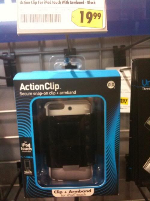 Action Clip offer 3G iPod Touch cases with camera hole when the actual 3G 
