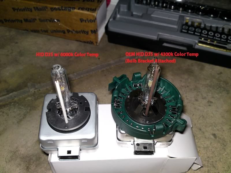 Diy Changing Conversion Hid D3s Bulbs On Audi A3 2010 W