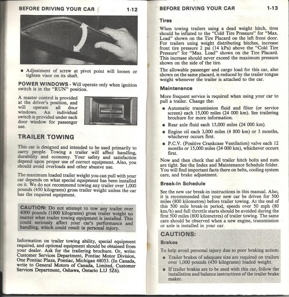 Trailer towing information El Camino Central Forum