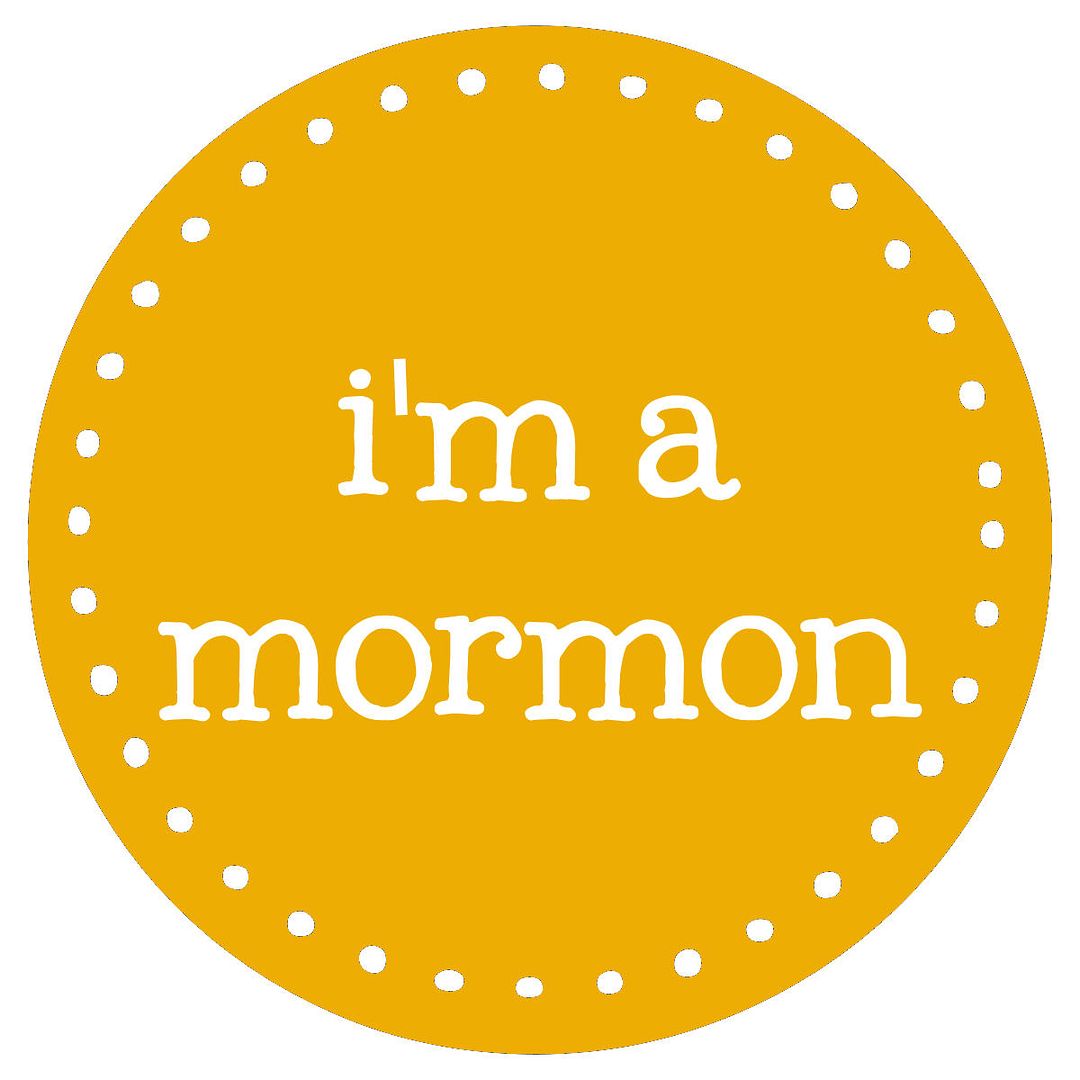 i'm a mormon button 4-4