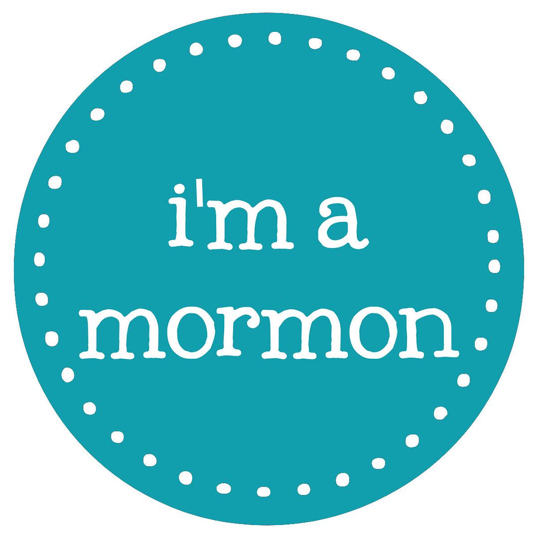 i'm a mormon button 4-6