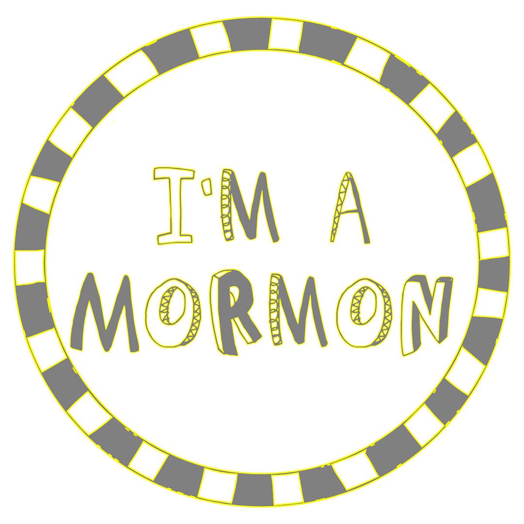 i'm a mormon button 5-4