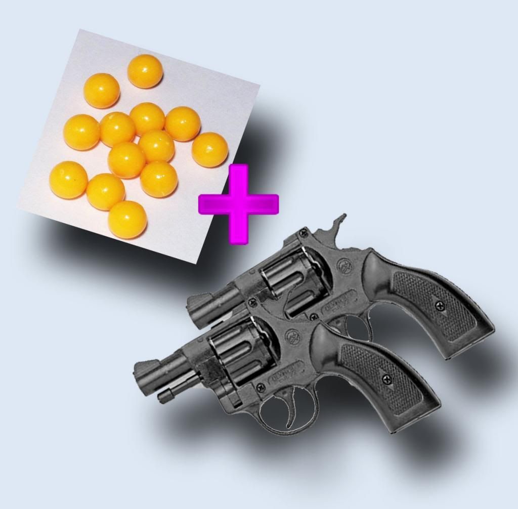 1600+Pcs High Grade 6mm Plastic BB Bullets + 2 Pcs 8 Round Mini