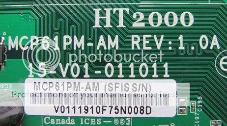 Gateway HT2000 MCP61PM AM Motherboard  